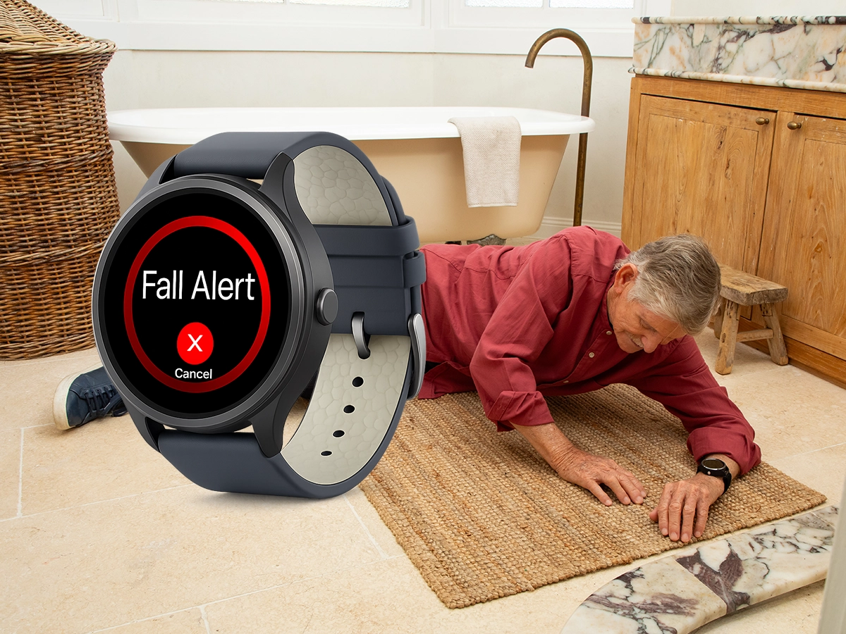 LiveLife watch fall alert detection for elderly