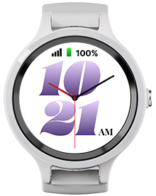 LiveLife Black watch with modern digital watch face